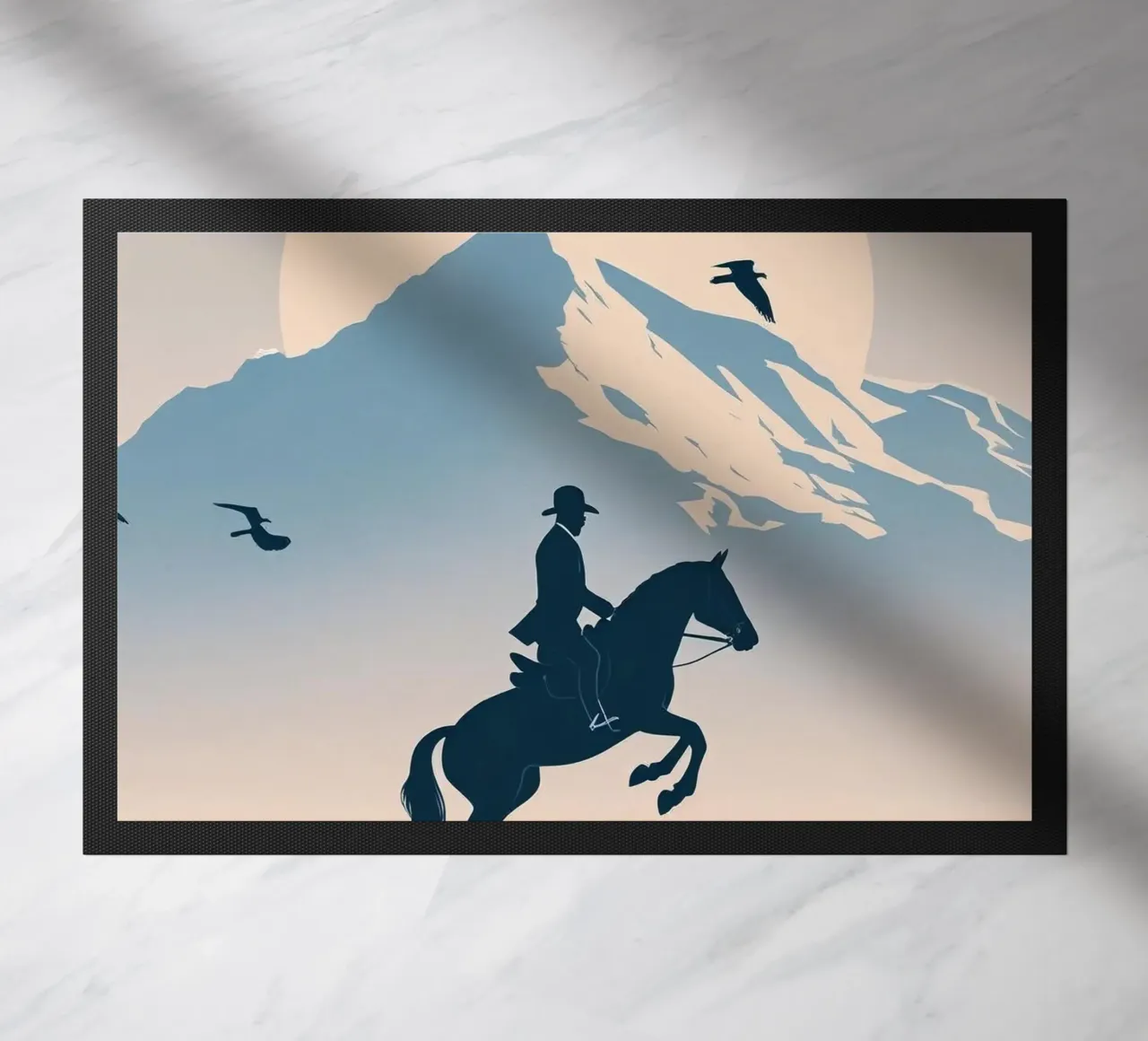 cavaliere in montagna zerbino da Horsire