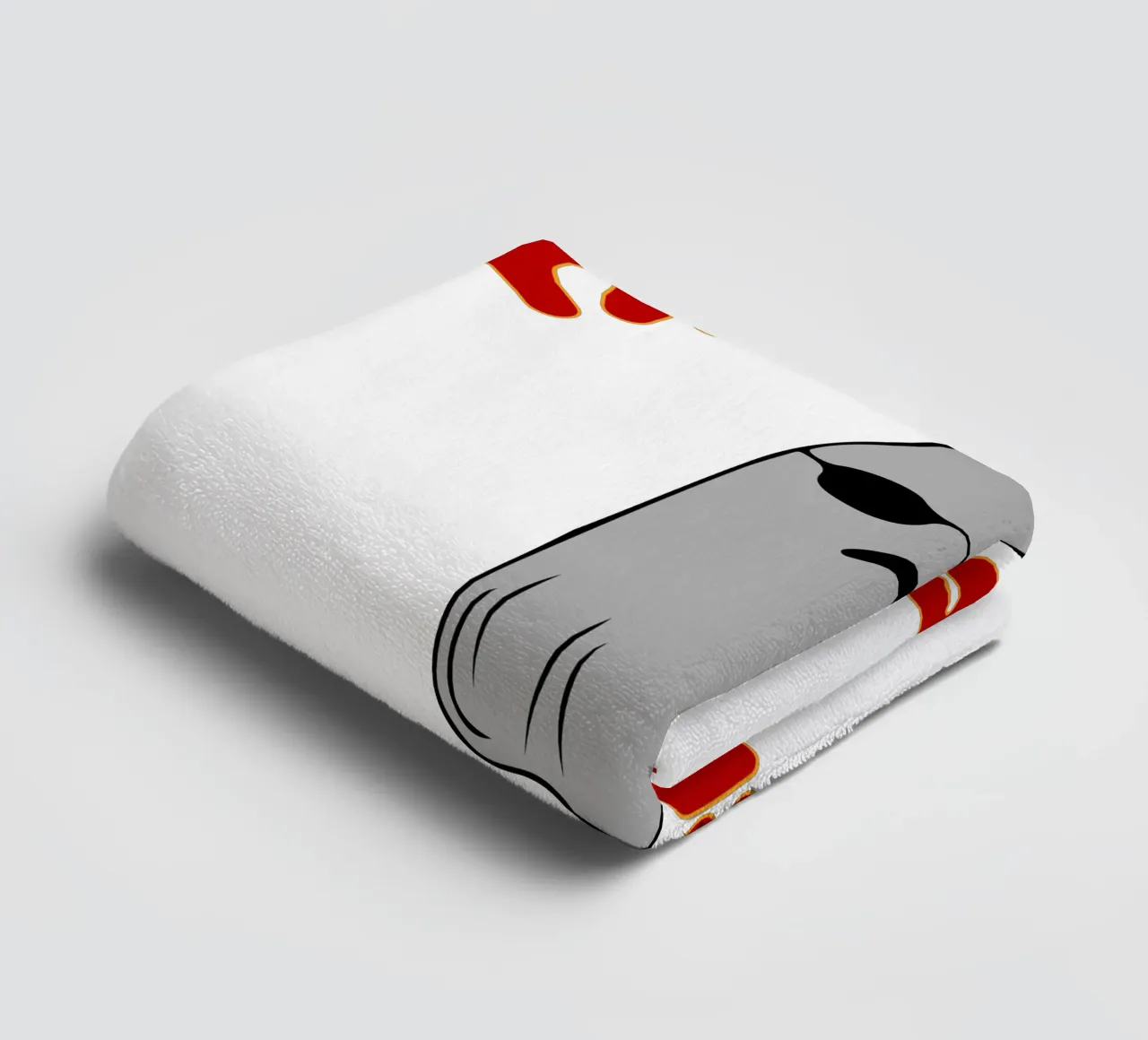 questo è un foglio di boo asciugamano da bagno da onetime