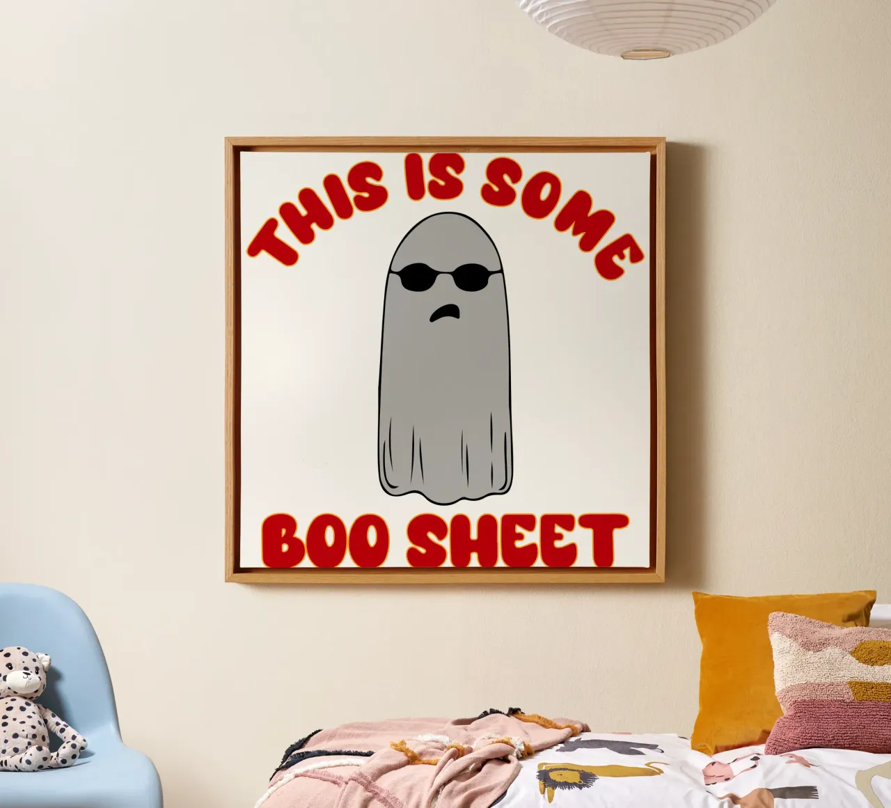questo è un foglio di boo tela da onetime
