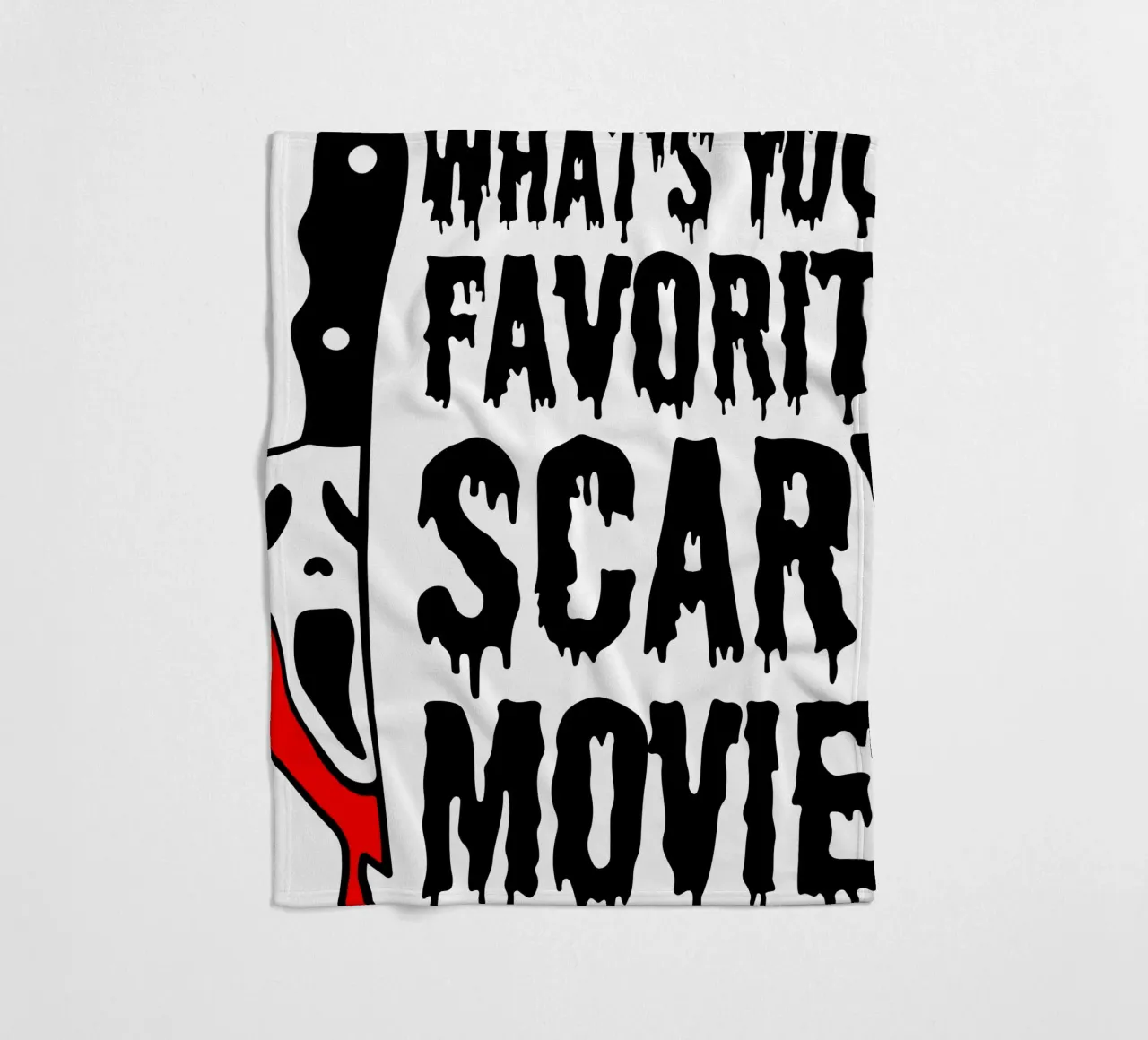 whats your favorite scary movies fleece blanket by onetime