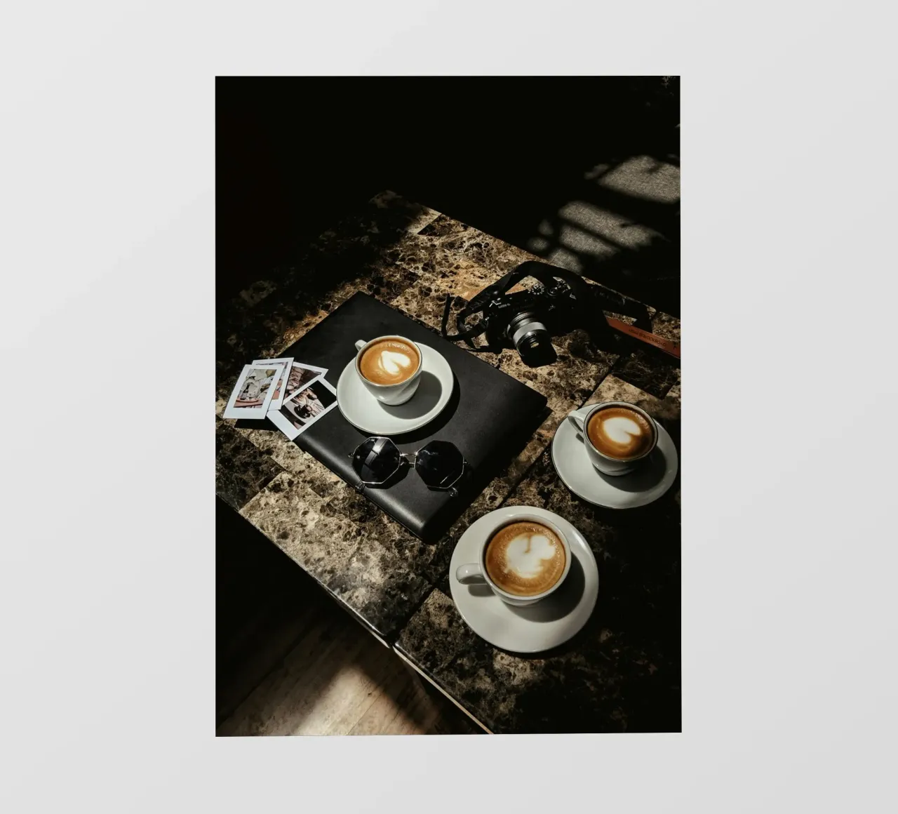 piattini latte art telo in pvc da cofa home