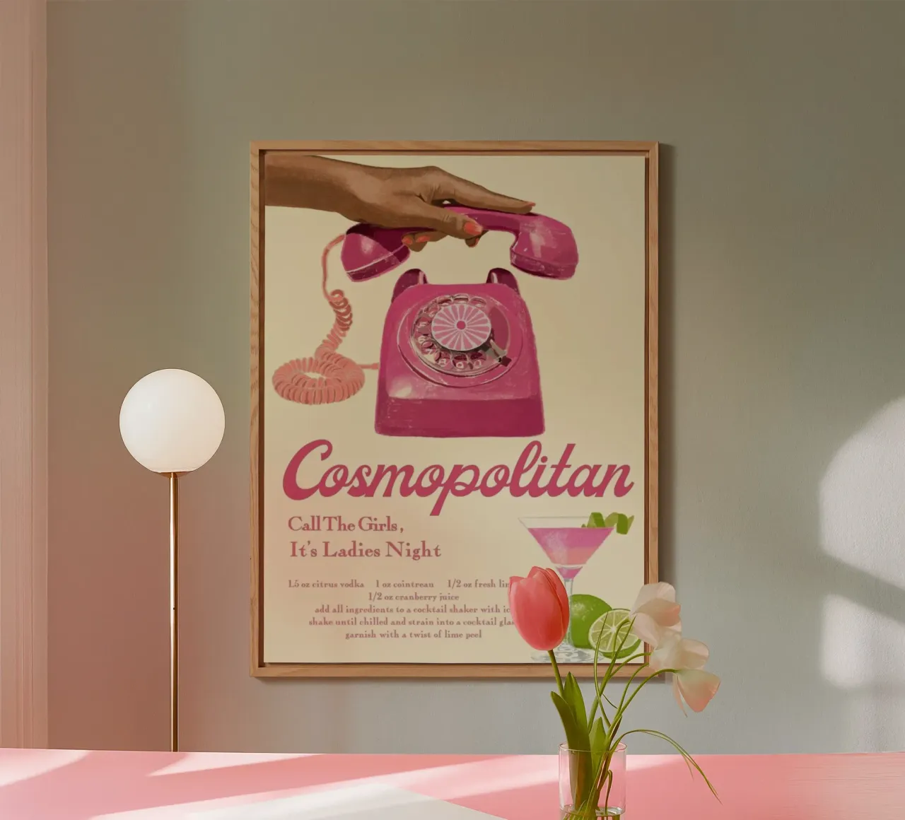 Cosmopolitan Call The Girls alu-dibond by noahmiss