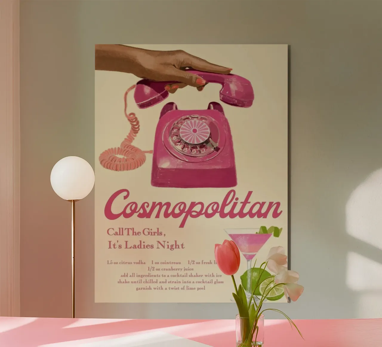Cosmopolitan Call The Girls alu-dibond by noahmiss