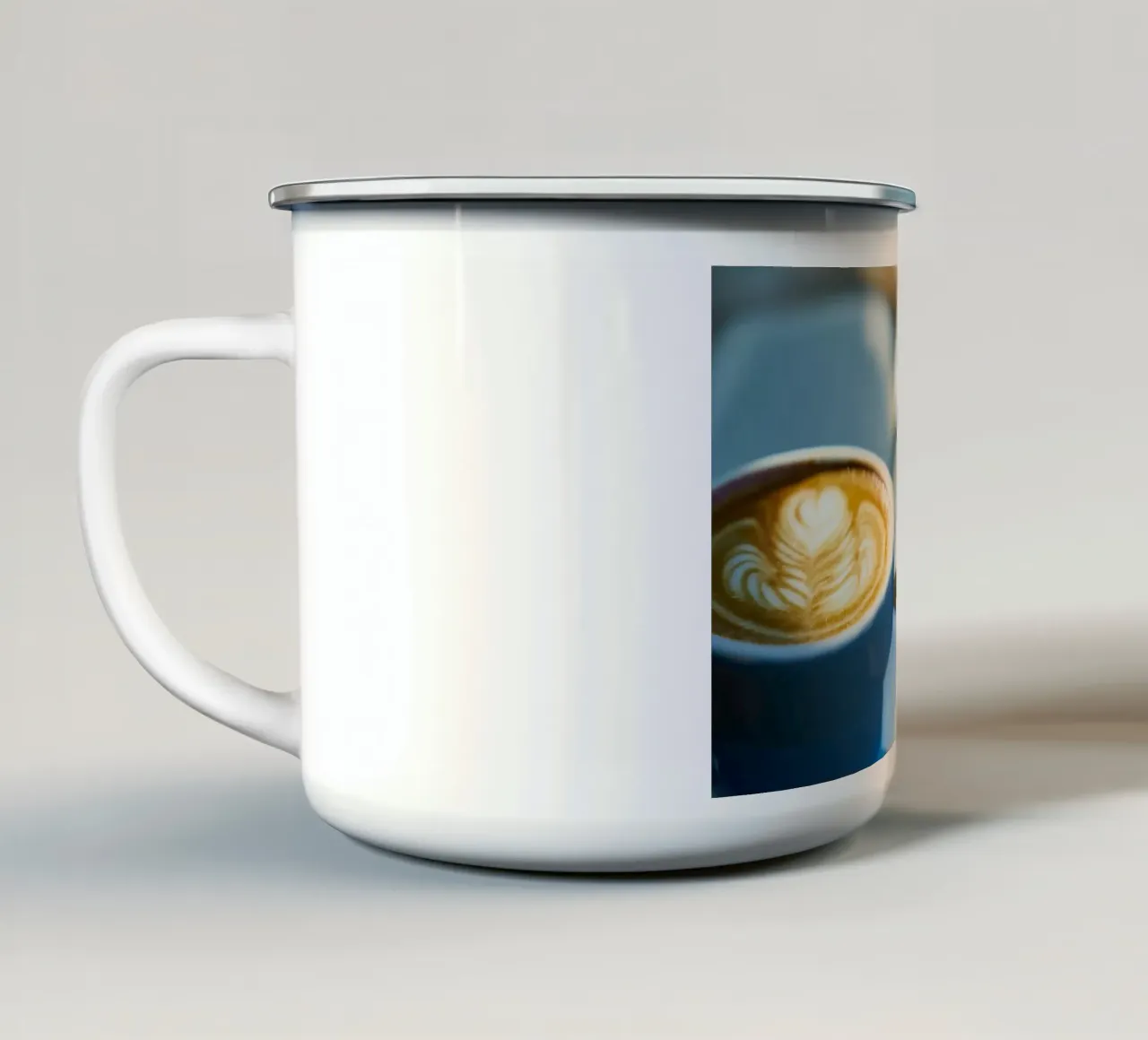calore mattutino tazza in smalto da cofa home