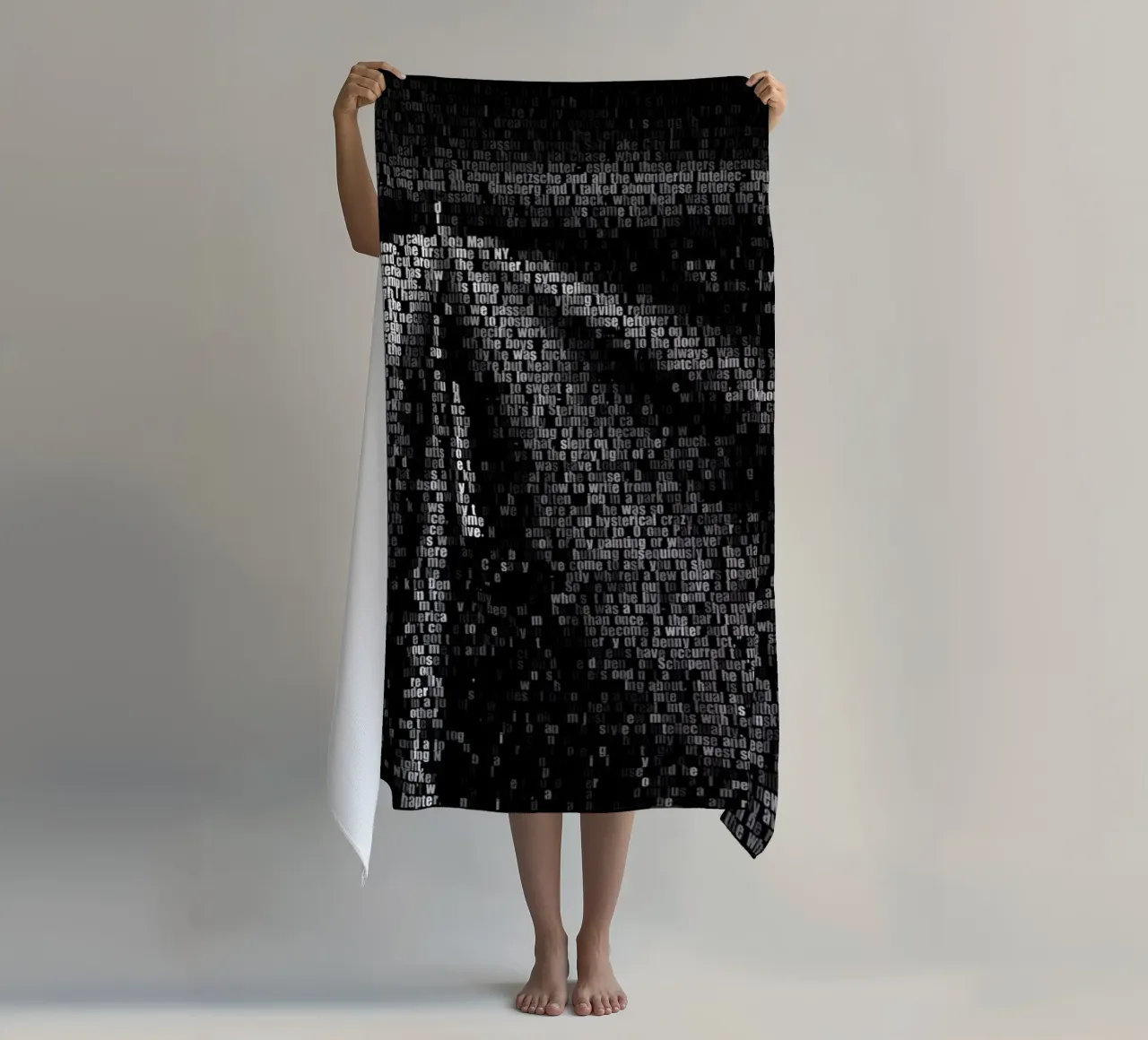 On The Road beach towel by Robotic Ewe