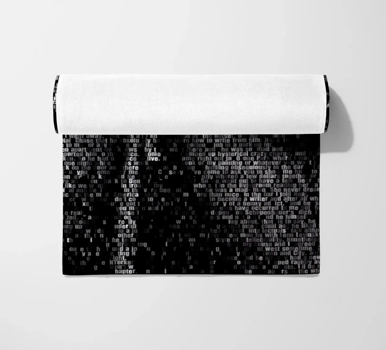 On The Road beach towel by Robotic Ewe