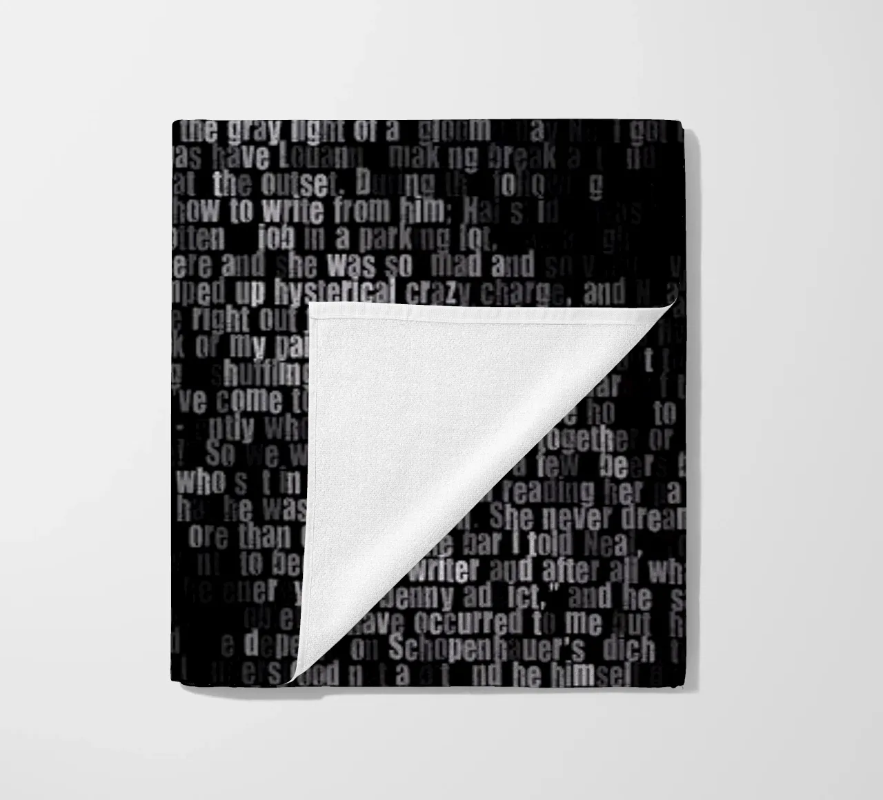 On The Road beach towel by Robotic Ewe