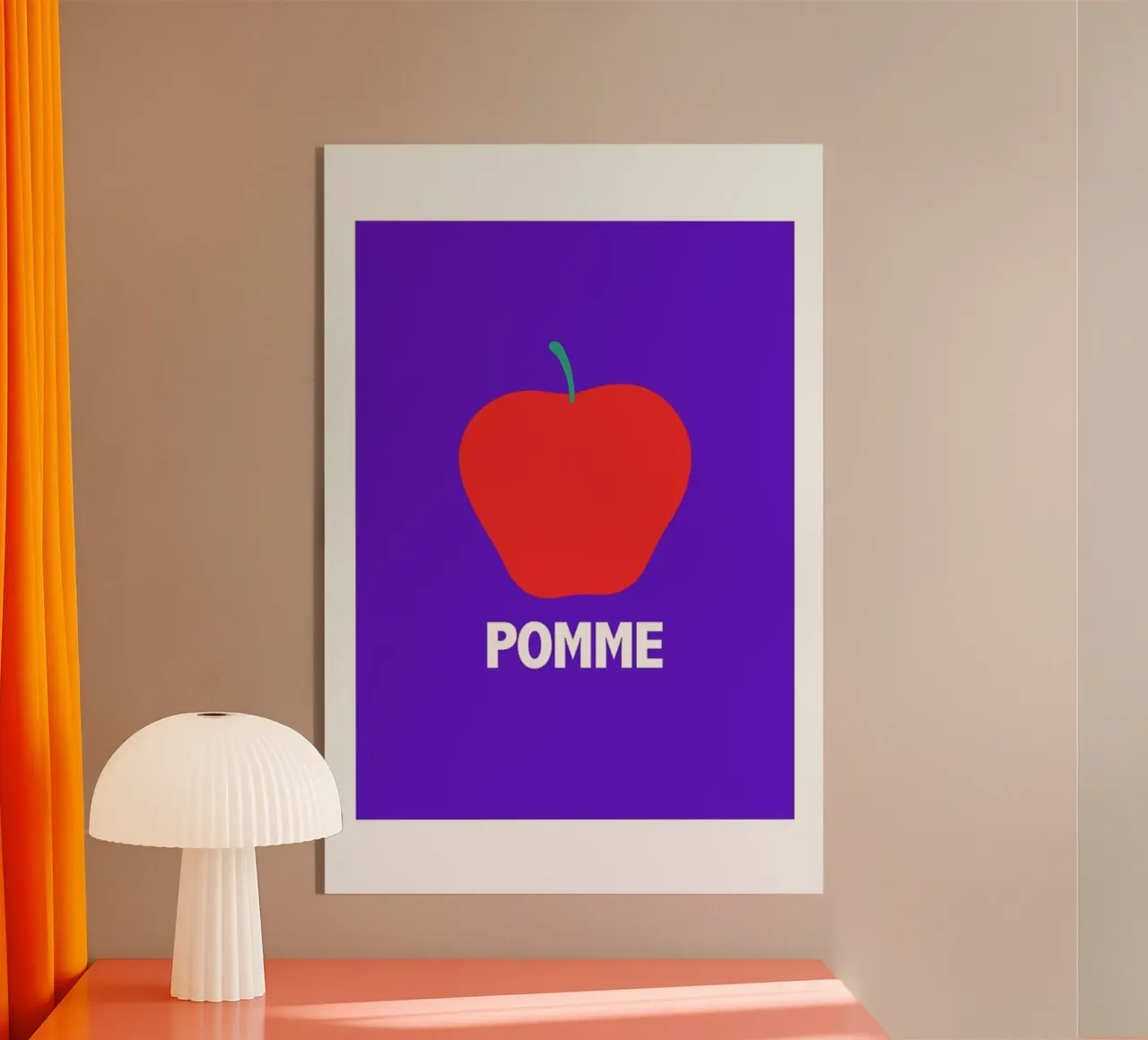 Pomme Blue plexiglass da Mottos by Sinan Saydik