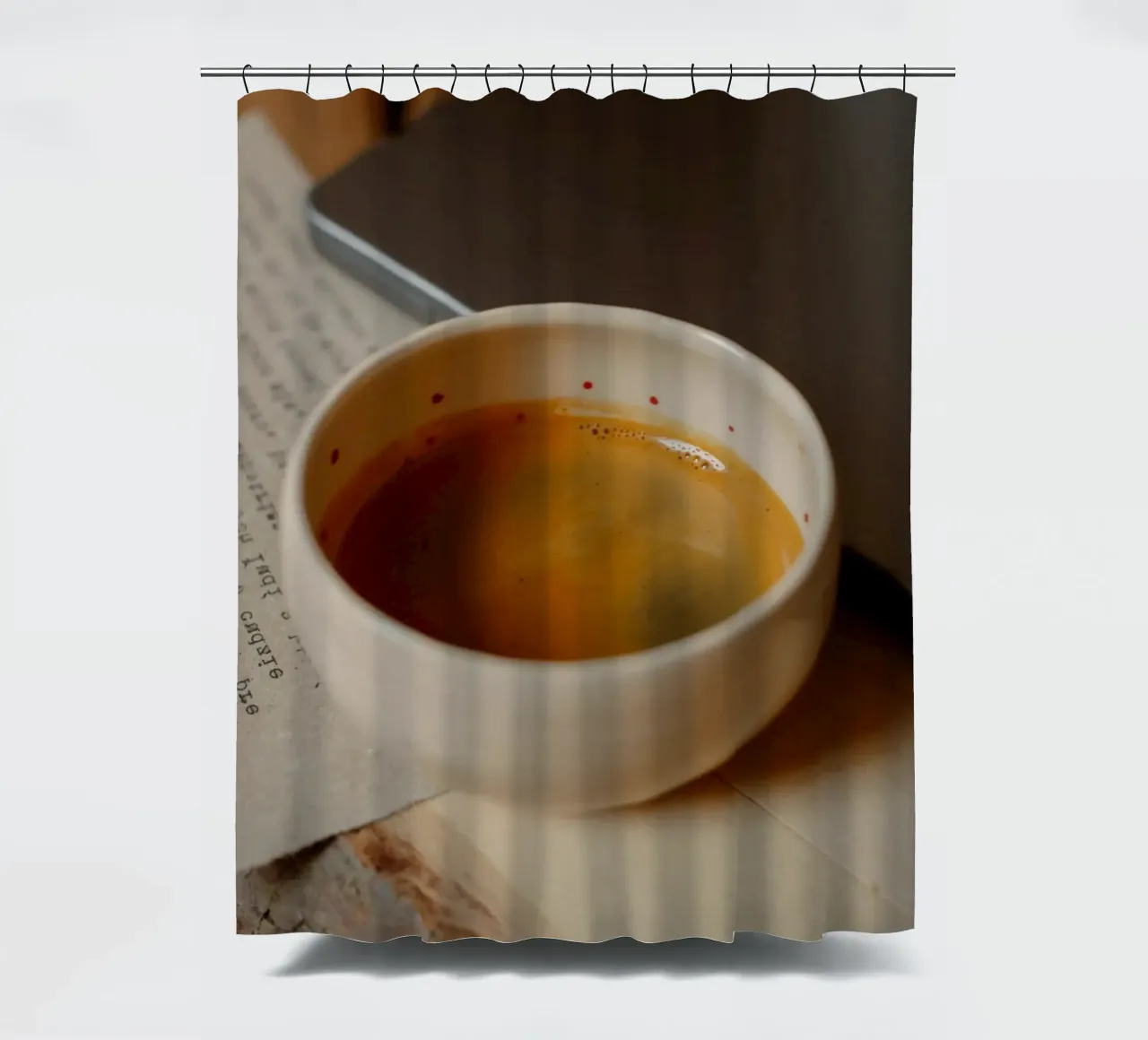 Espresso-Kaffee Duschvorhang von cofa home