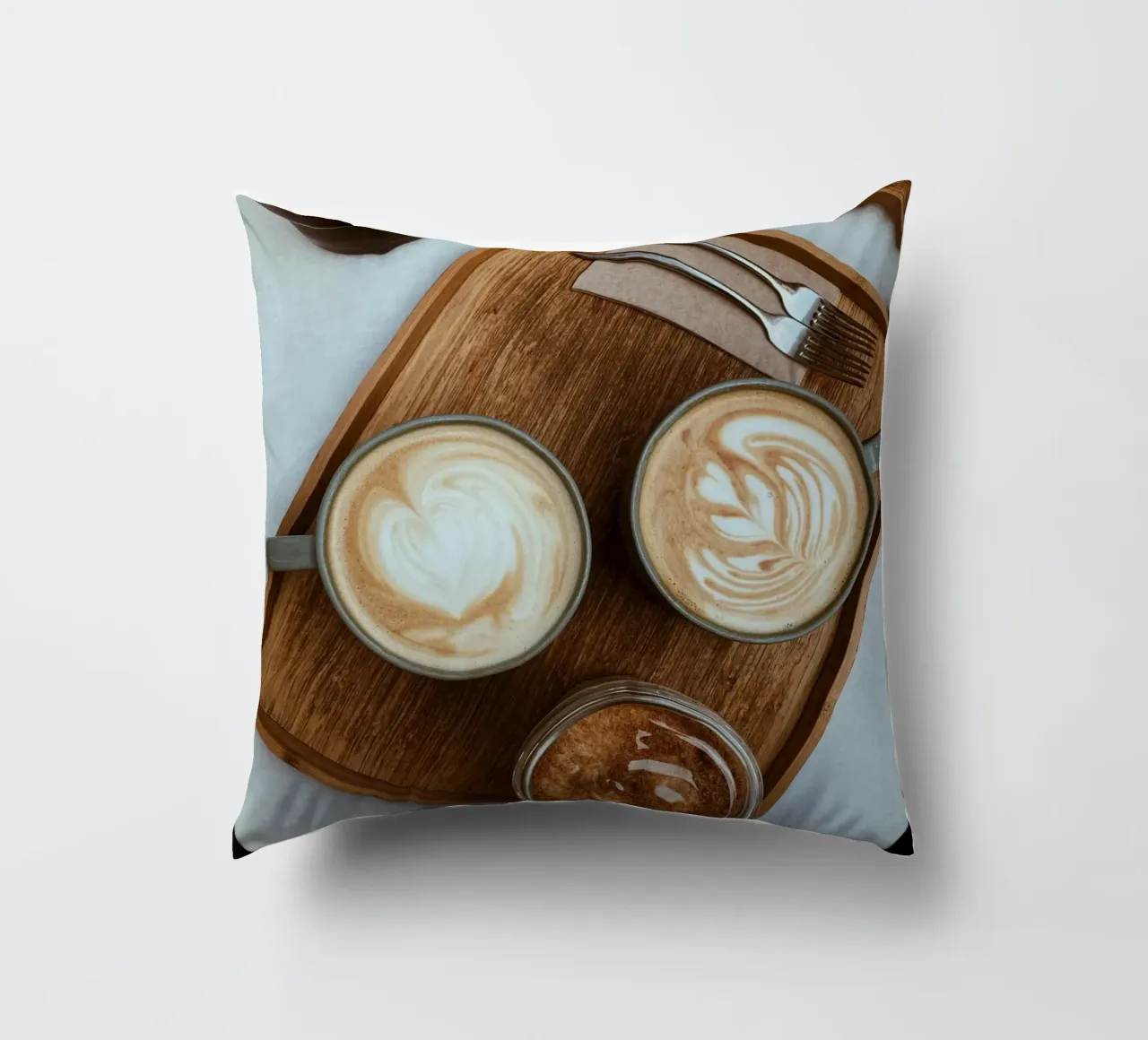tazze con motivo a vortice cuscino da cofa home