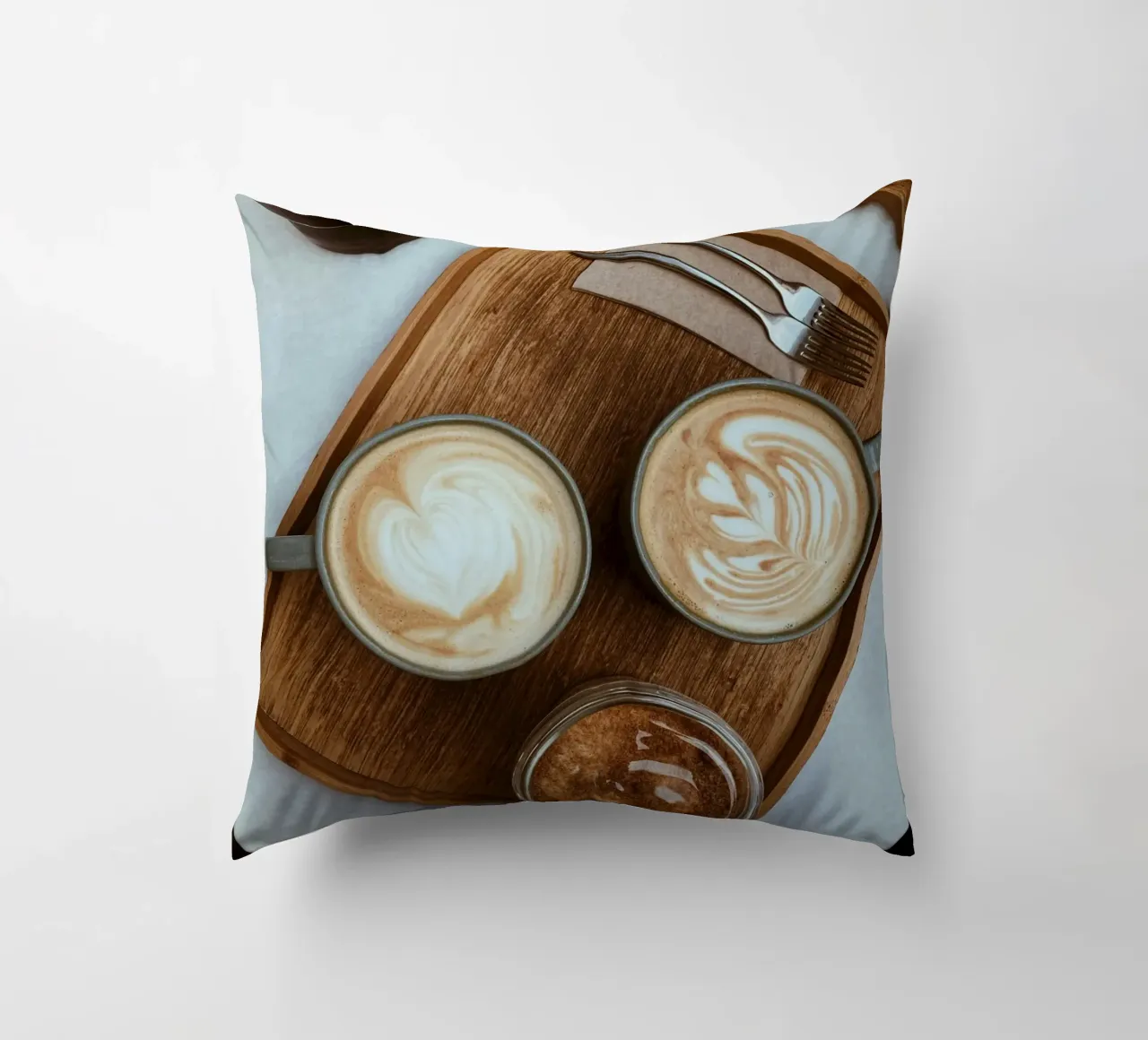tazze con motivo a vortice cuscino da cofa home