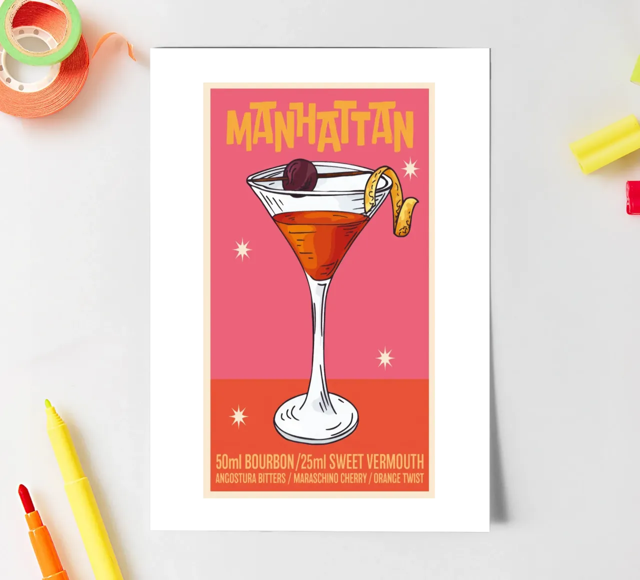 Manhattan sticker sheet by Beauty wall