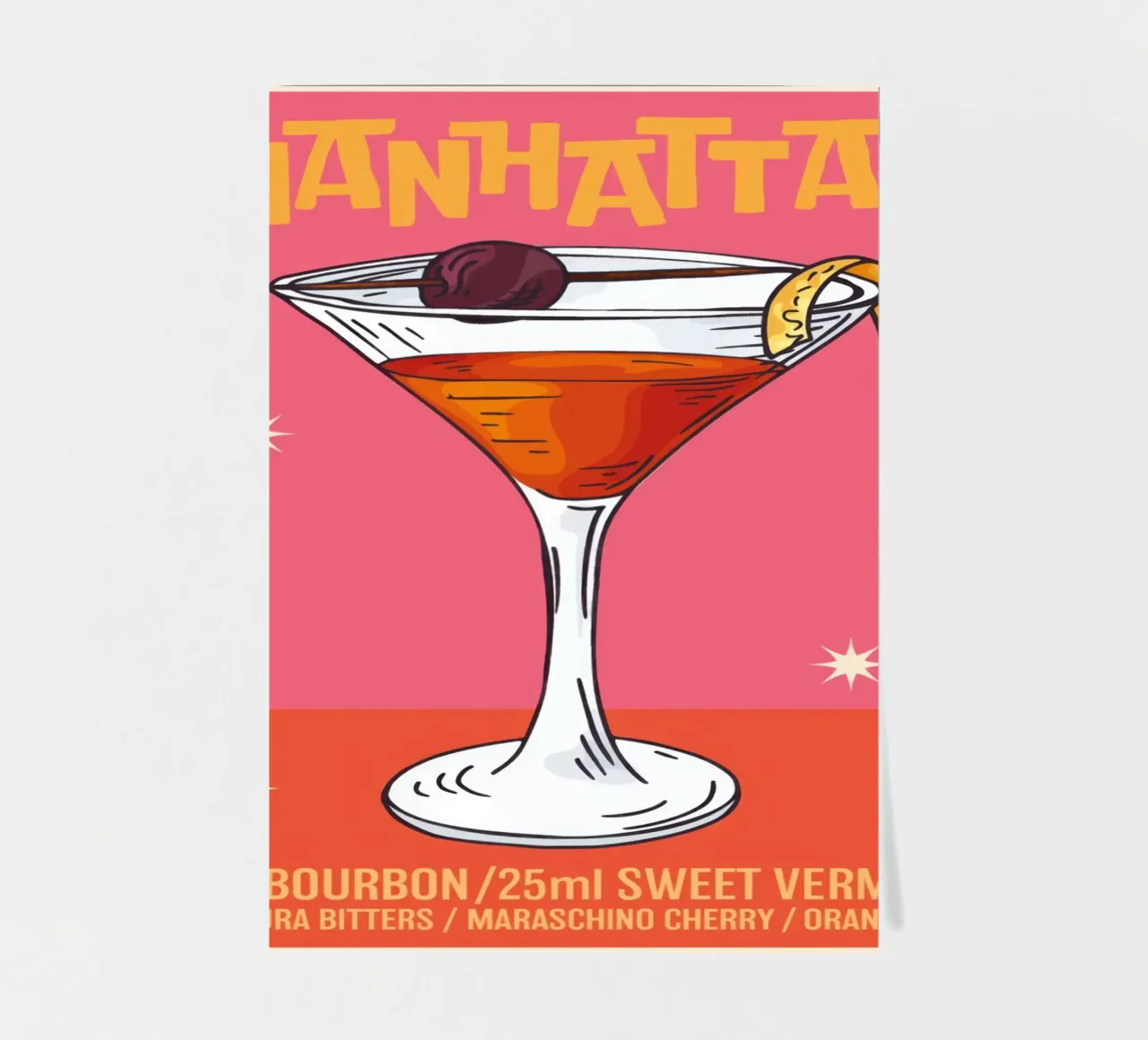 Manhattan sticker sheet by Beauty wall