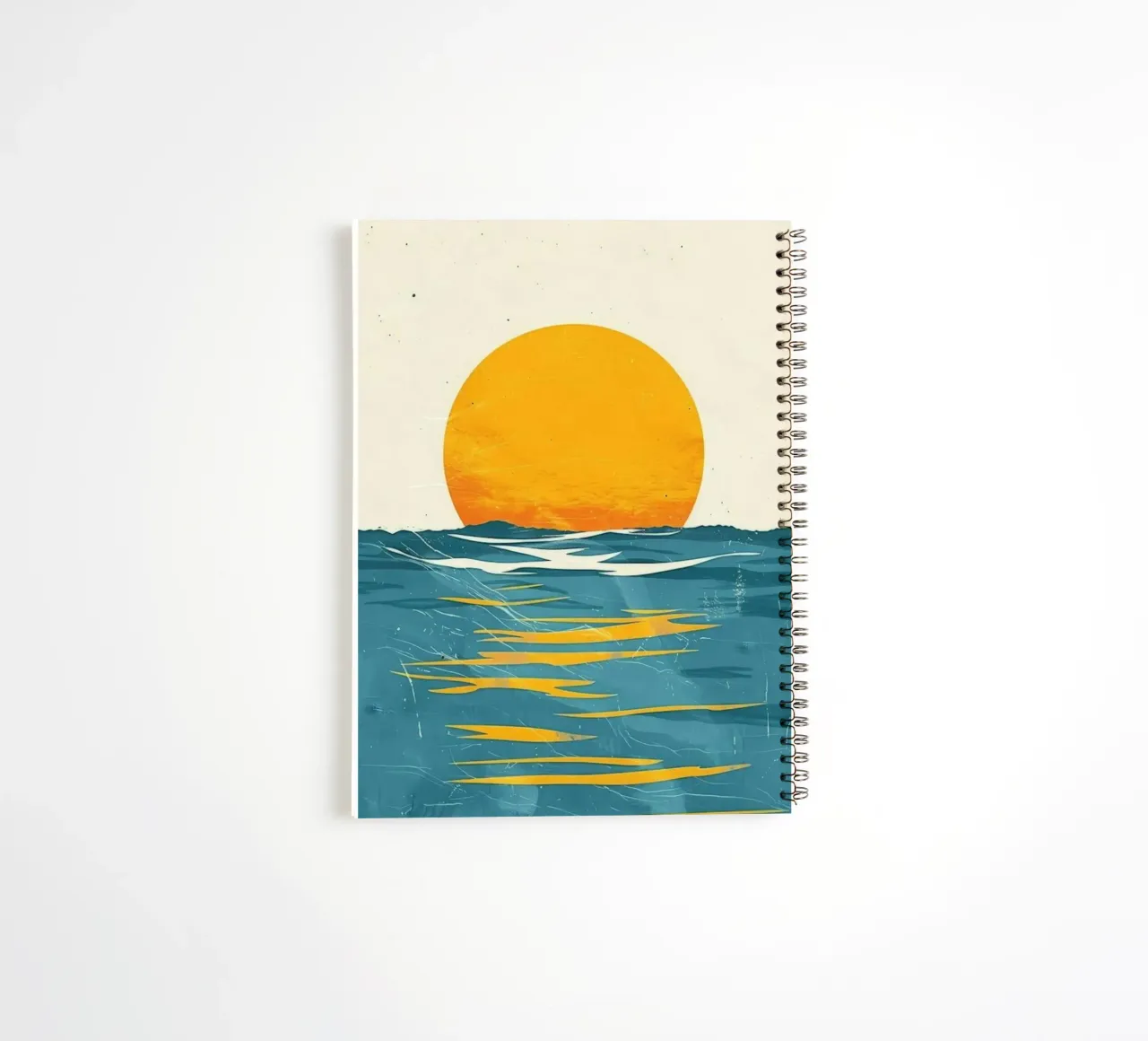 Sunset spiral notebook by Beauty wall