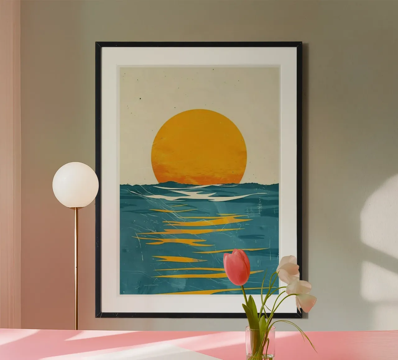 Sunset poster by Beauty wall