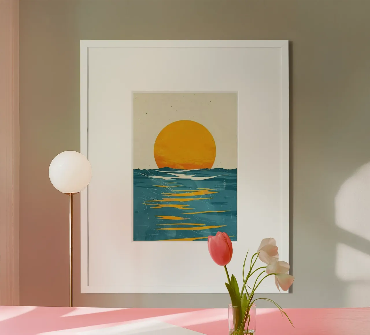 Sunset poster by Beauty wall