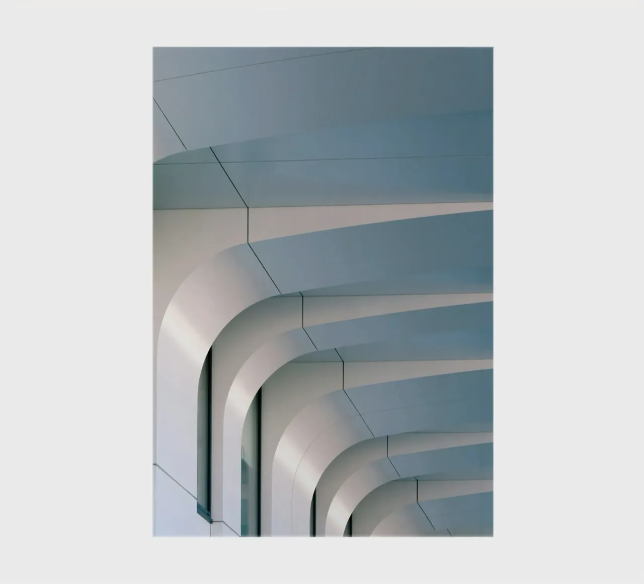 smooth surfaces architecture notebook by pastel color shape