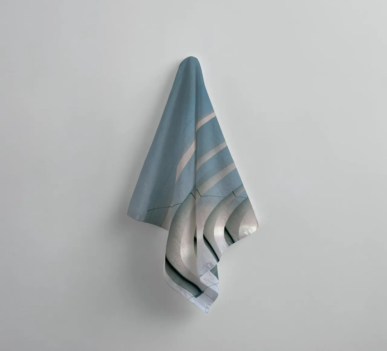 Architektur mit glatten Oberflächen Handtuch von pastel color shape