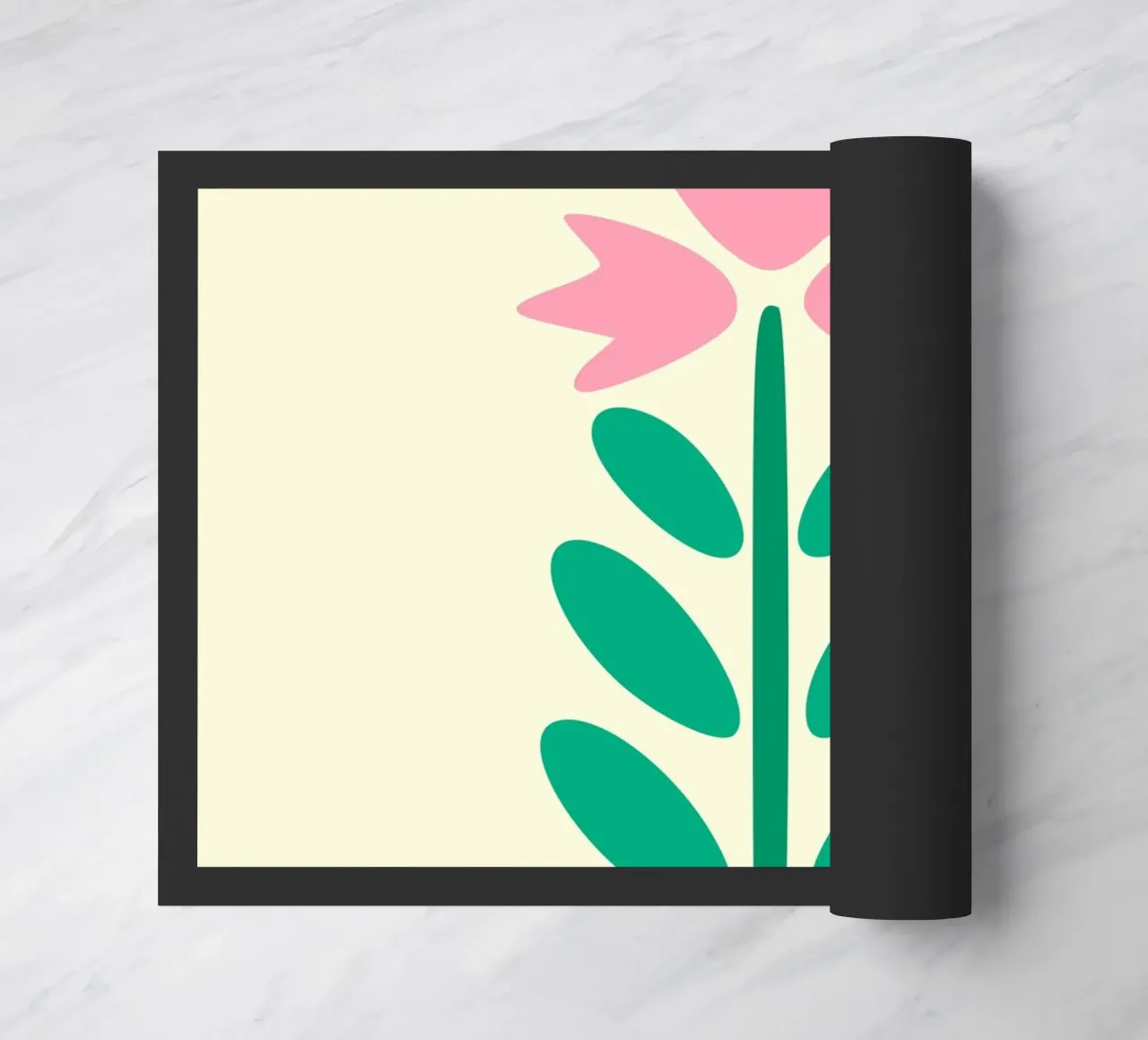 decorazione floreale zerbino da pastel color shape