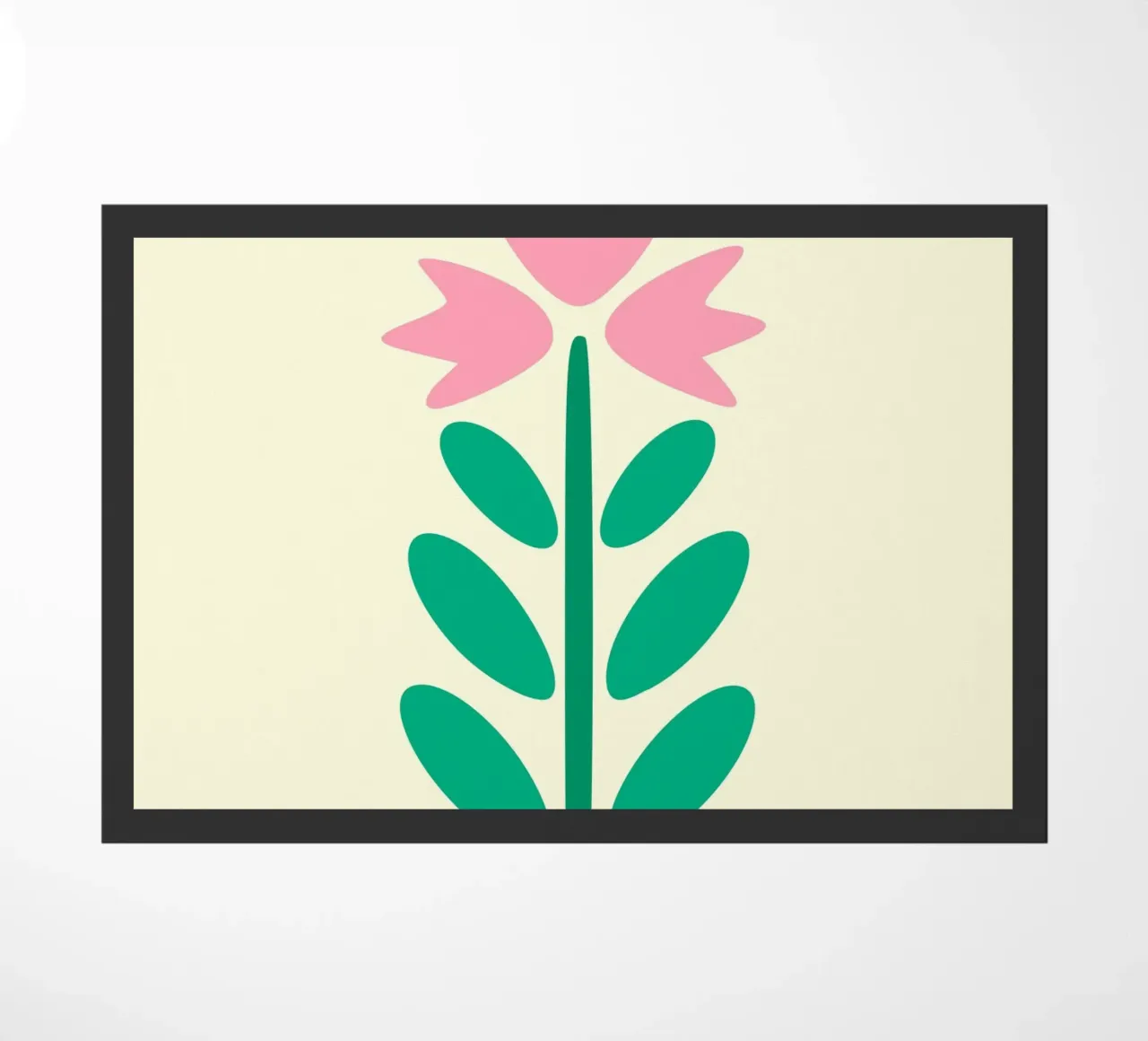 decorazione floreale zerbino da pastel color shape