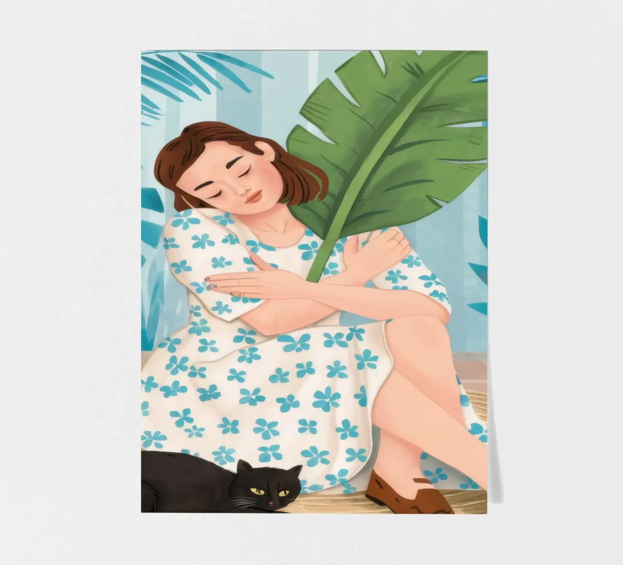 Reading by the Pool sticker sheet by Pale Aura