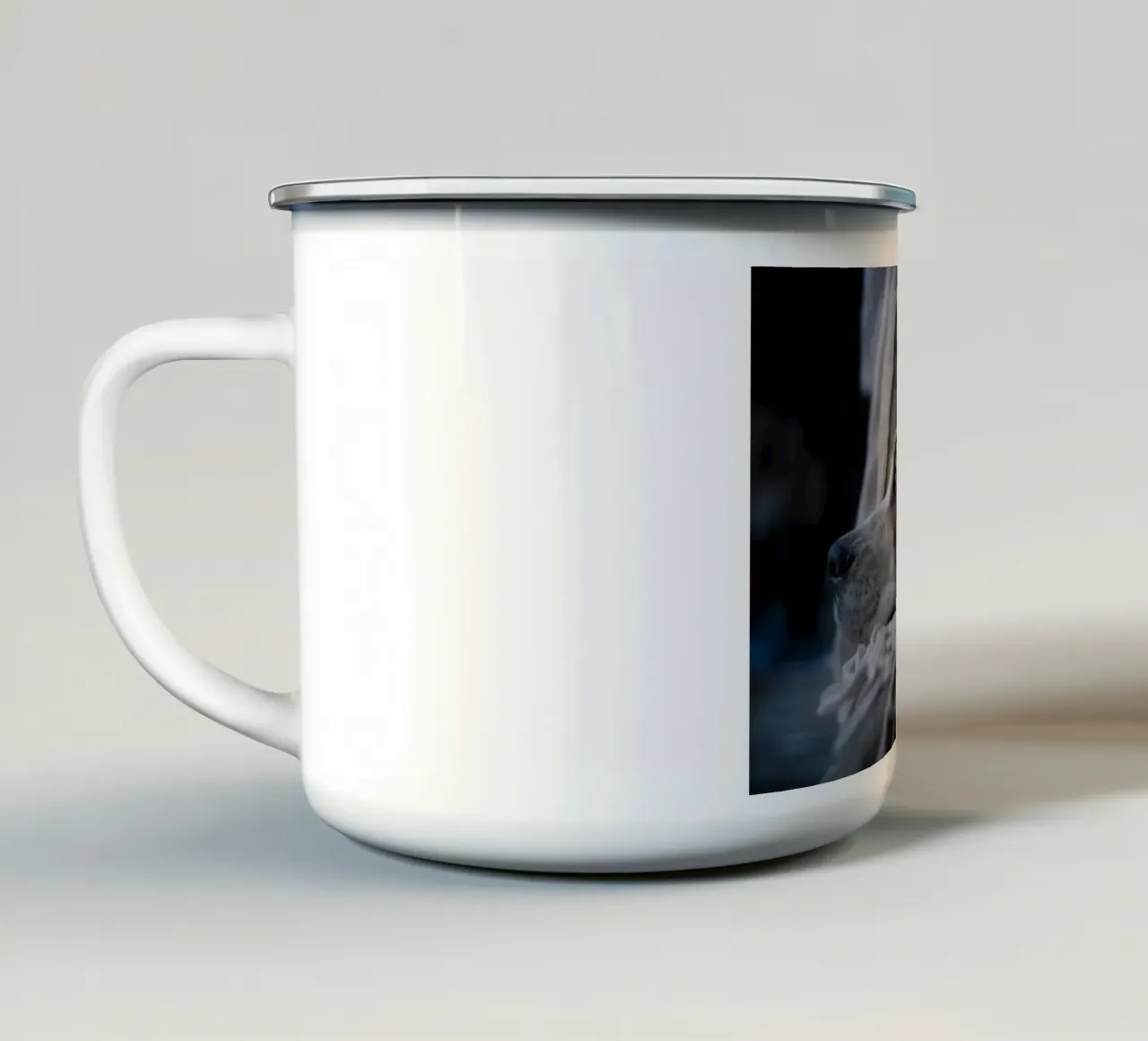 collare per cani vigile tazza in smalto da animal story home