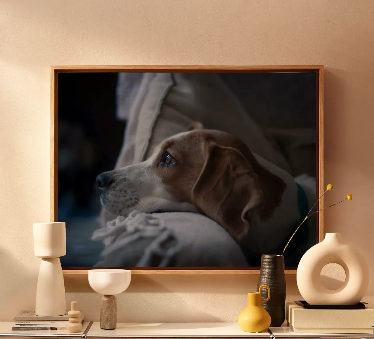 collare per cani vigile tela con Cornice a cassetta da animal story home