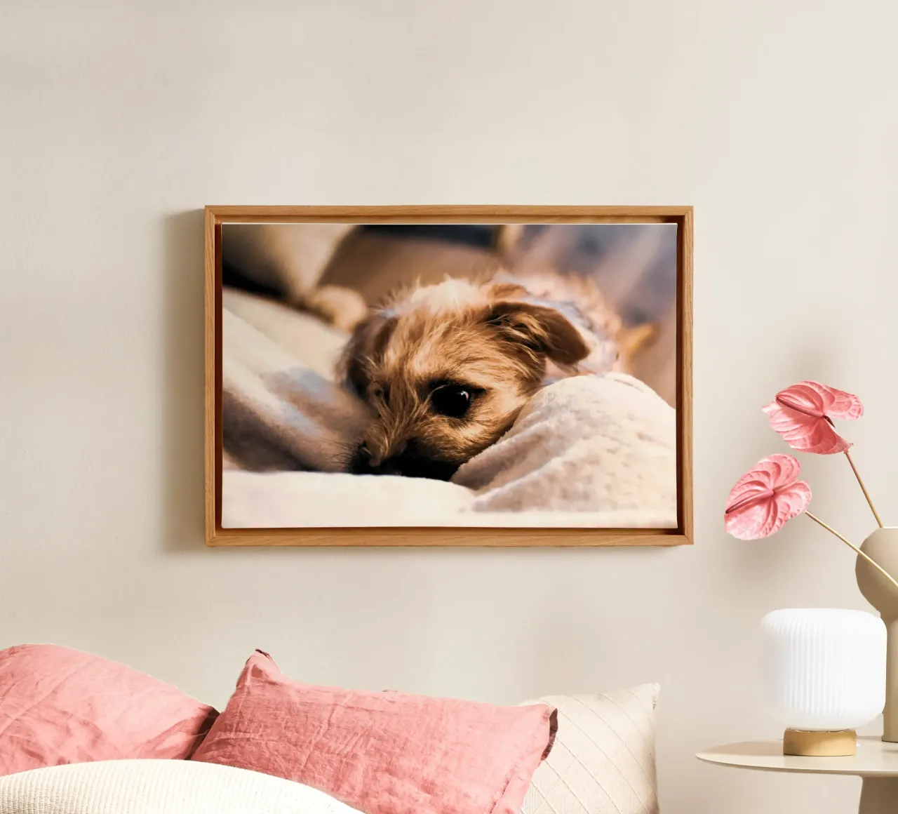 knus en gezellig canvas met Baklijst van animal story home