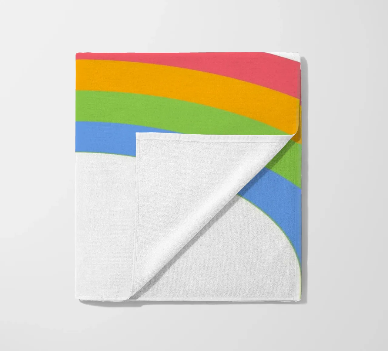 sole arcobaleno telo mare da pastel color shape