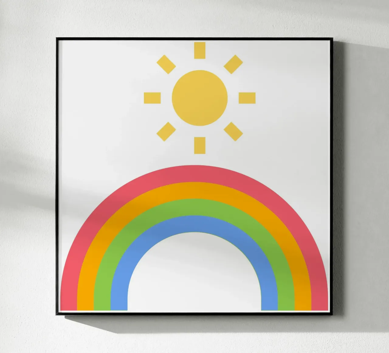 sole arcobaleno plexiglass da pastel color shape
