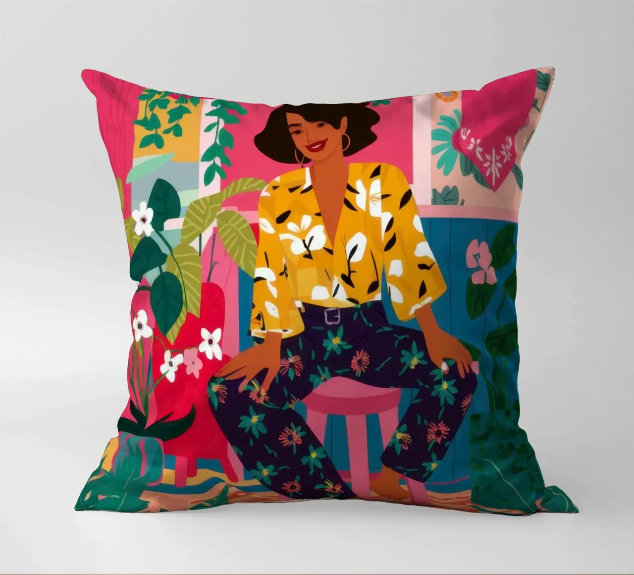 Lampione Chic Bob cuscino da Marigold Tiga