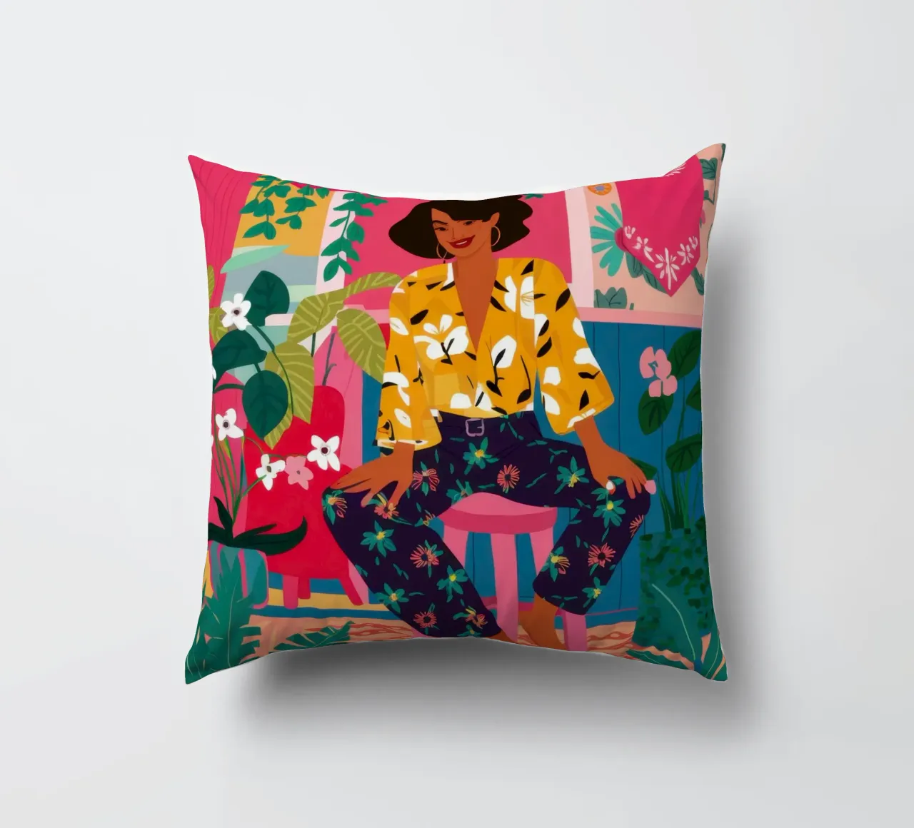 Lampione Chic Bob cuscino da Marigold Tiga