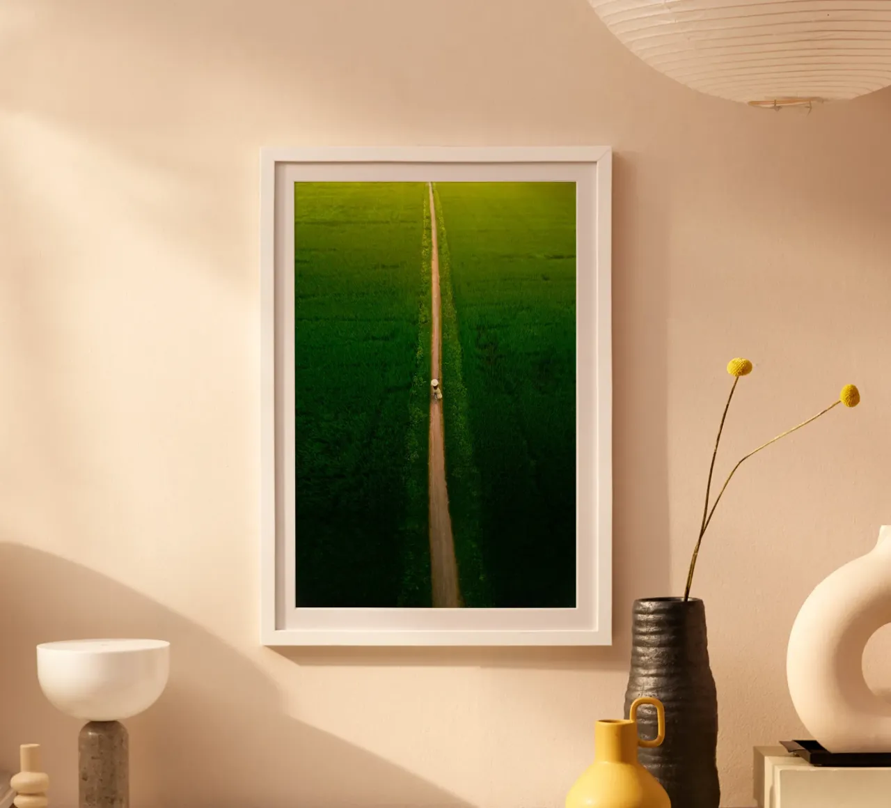 Luftaufnahme Landschaft Poster von animal story home