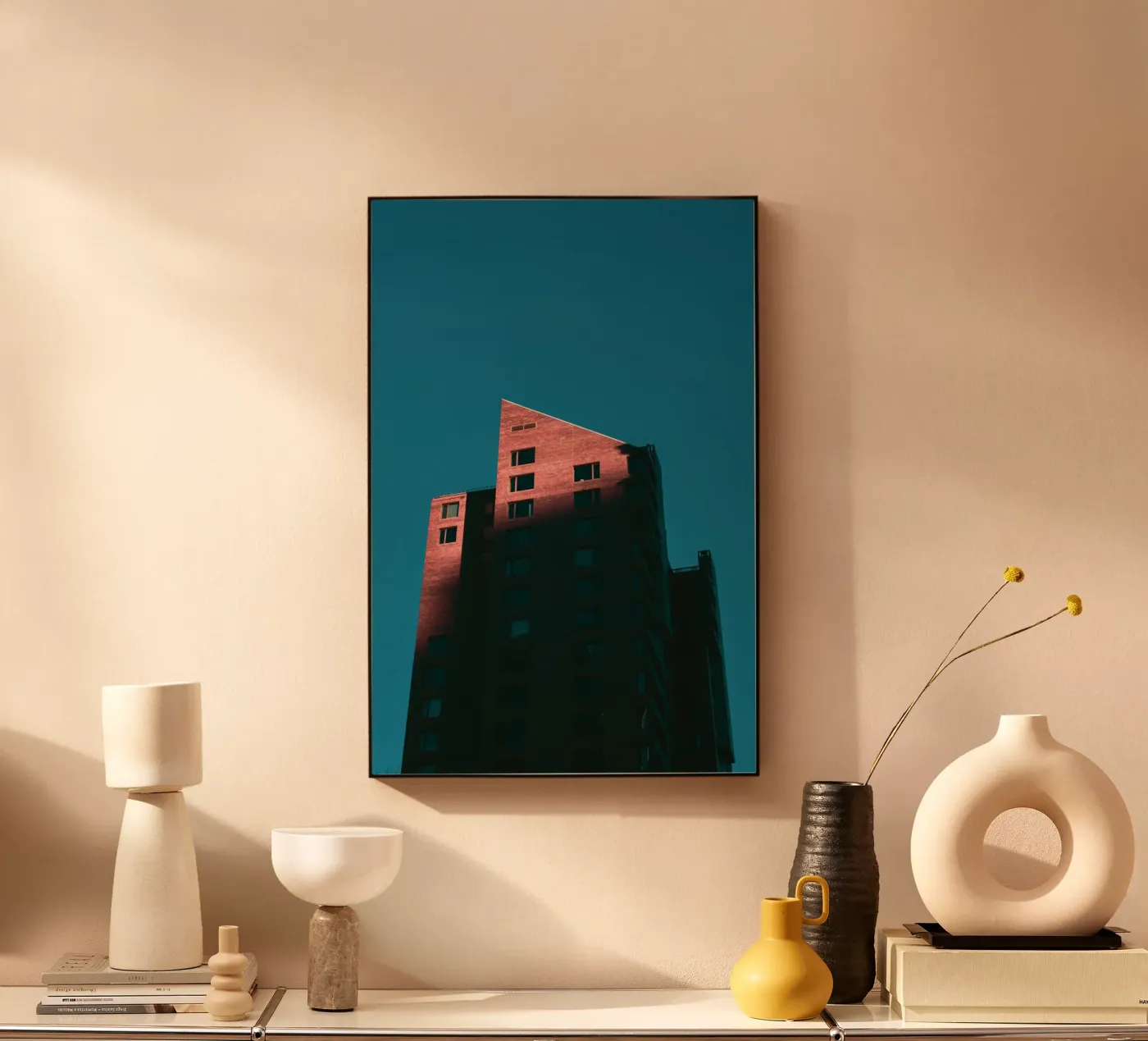 appartamento geometrico plexiglass da pastel color shape