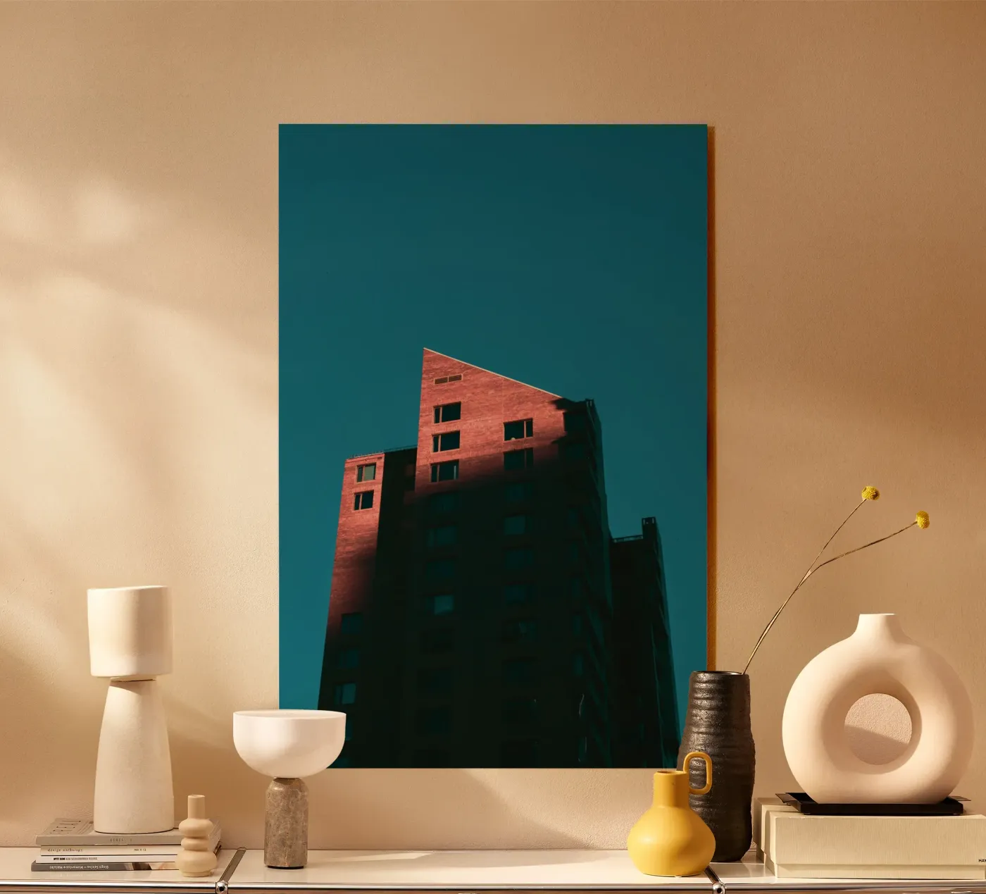 appartamento geometrico plexiglass da pastel color shape