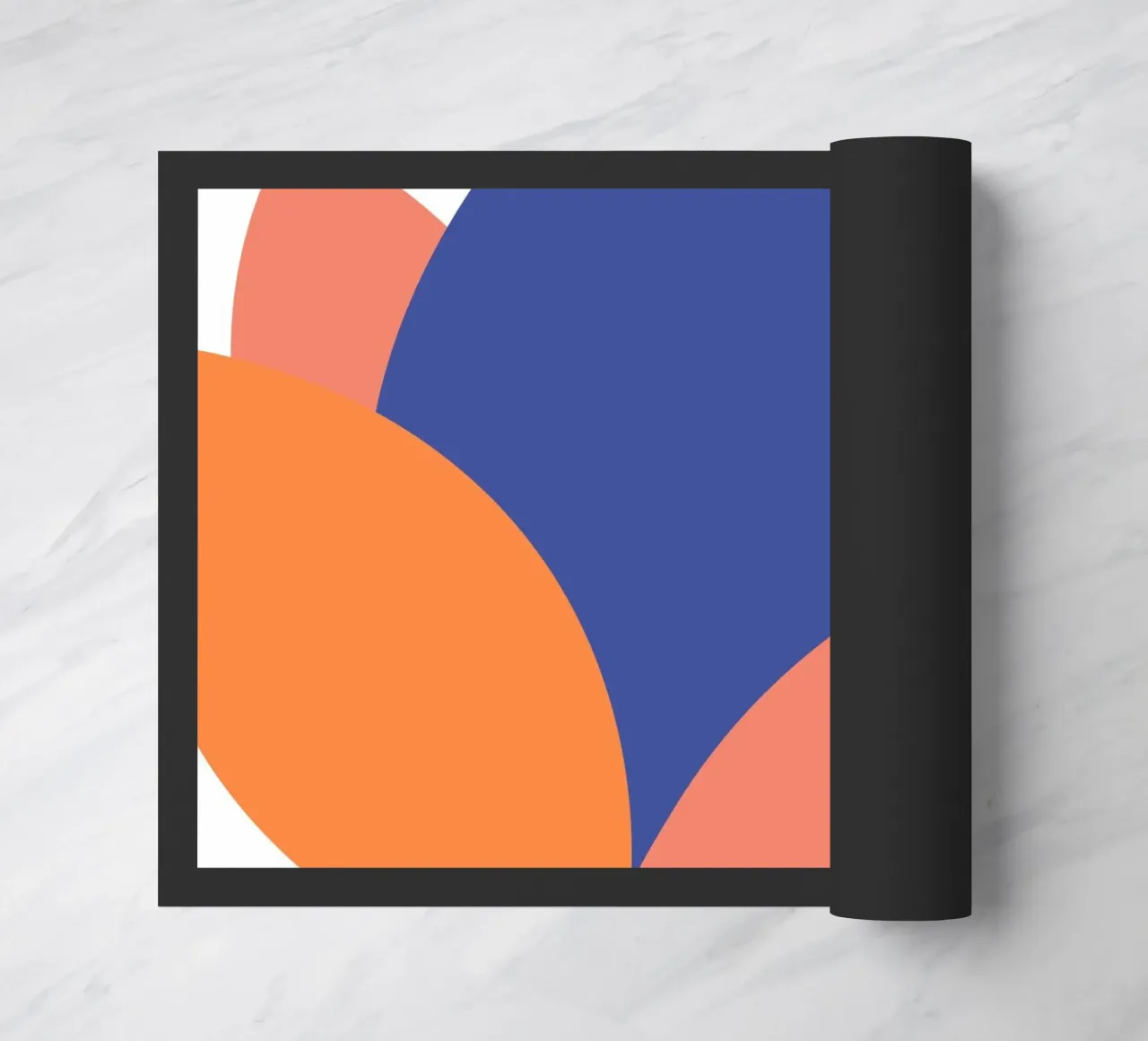 forma ovale semplificata zerbino da pastel color shape