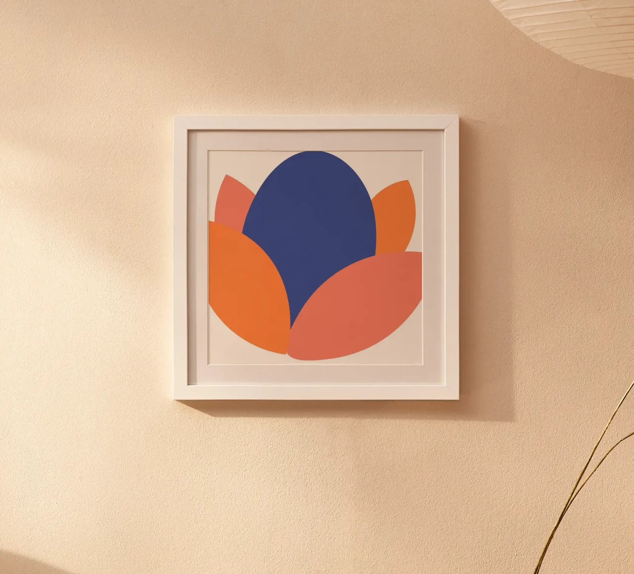 forma ovale semplificata poster da pastel color shape