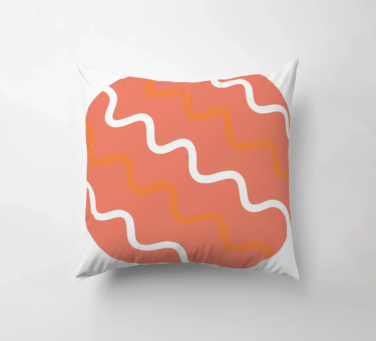 modello a onda circolare cuscino da pastel color shape