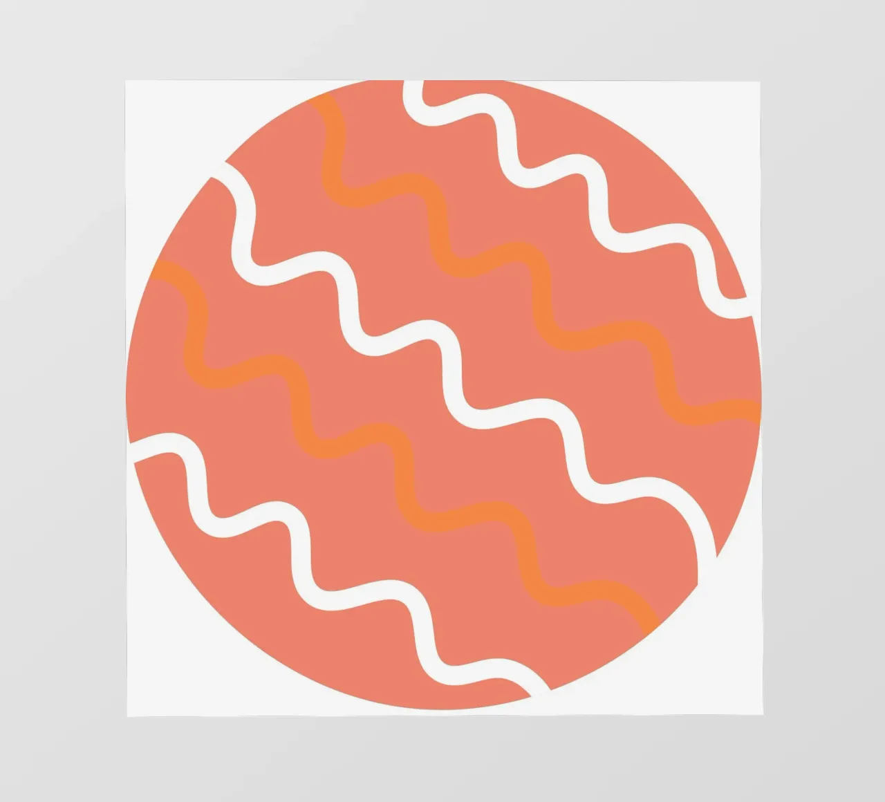 modello a onda circolare pellicola backlit da pastel color shape