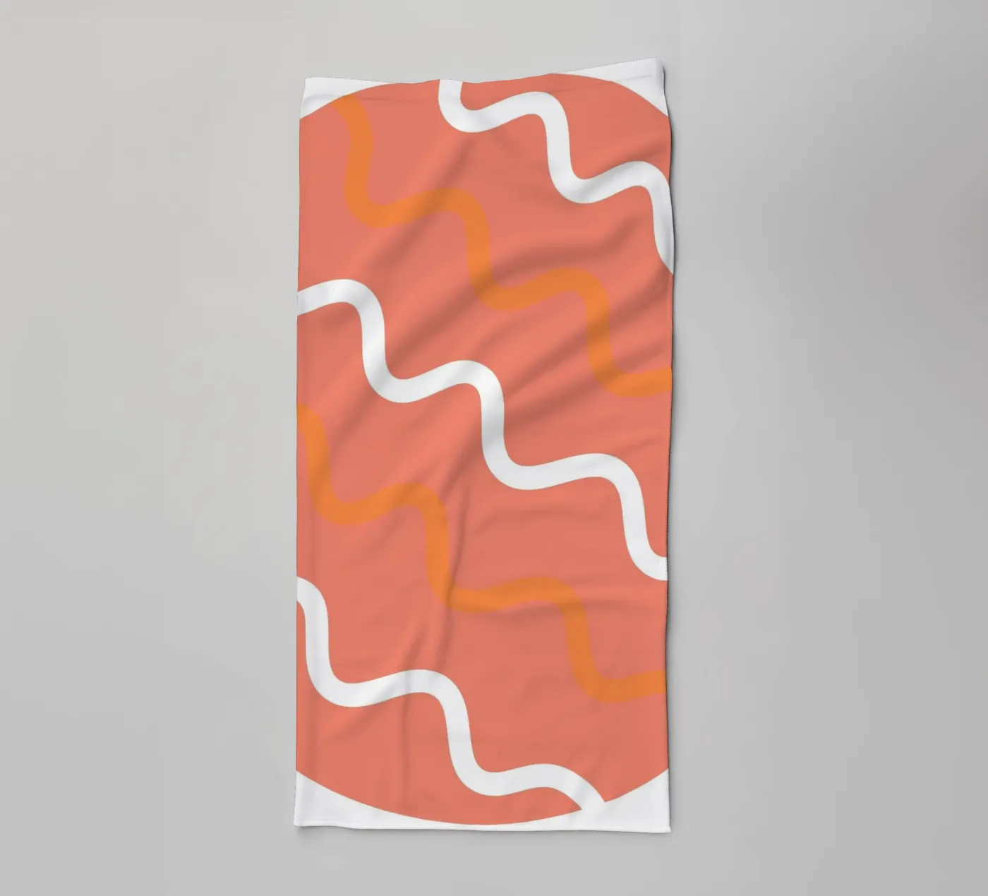 Kreiswellenmuster Handtuch von pastel color shape