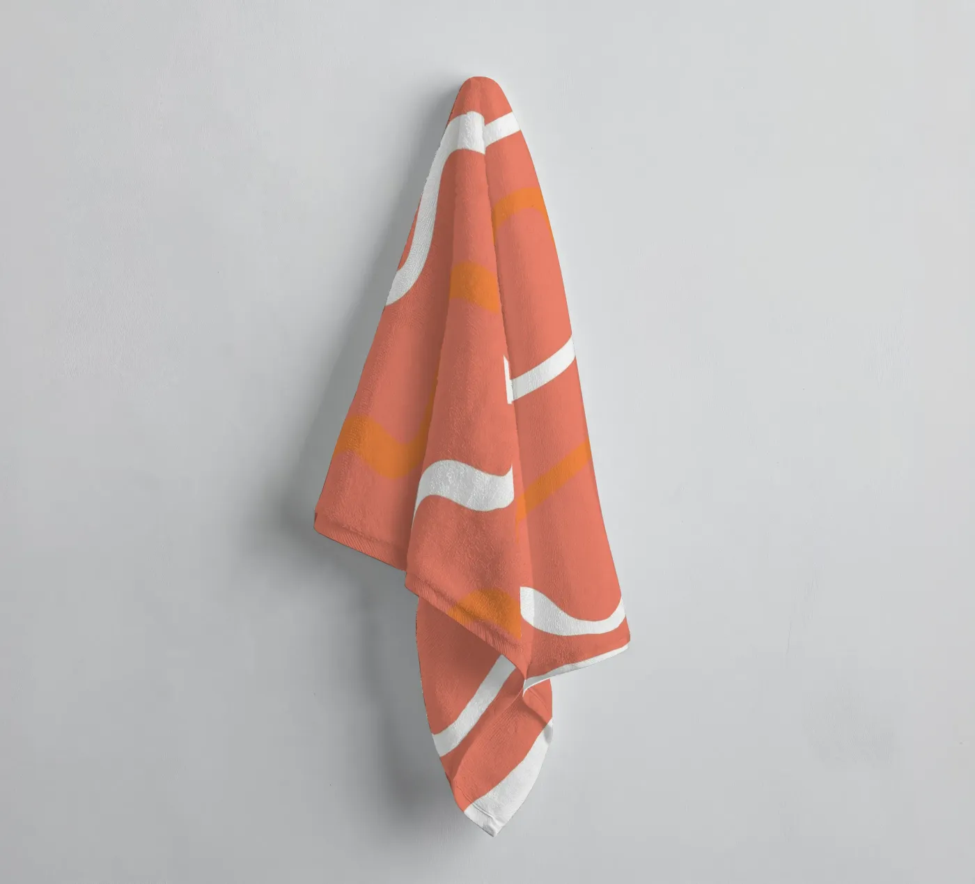 Kreiswellenmuster Handtuch von pastel color shape