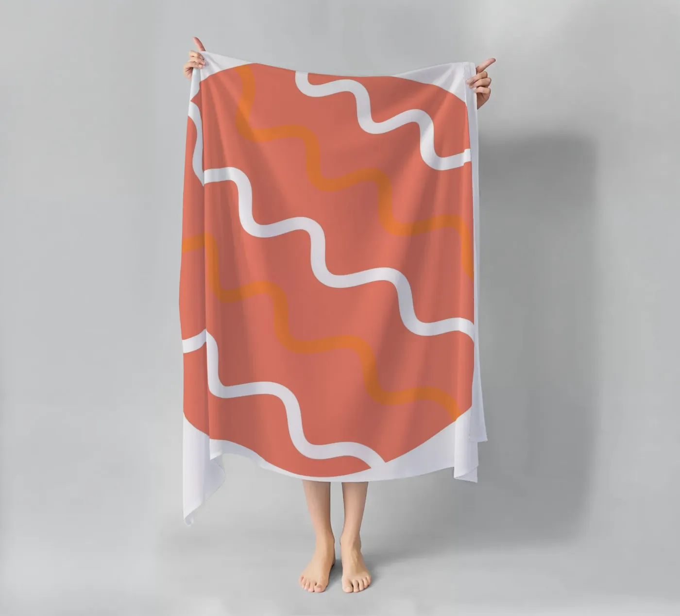 circle wave pattern telo mare da pastel color shape