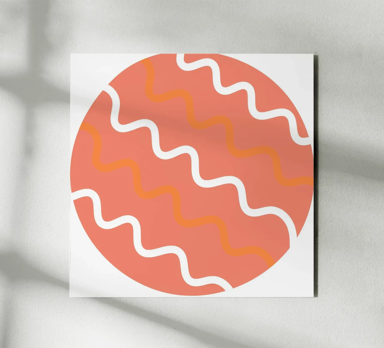 circle wave pattern forex plate by pastel color shape