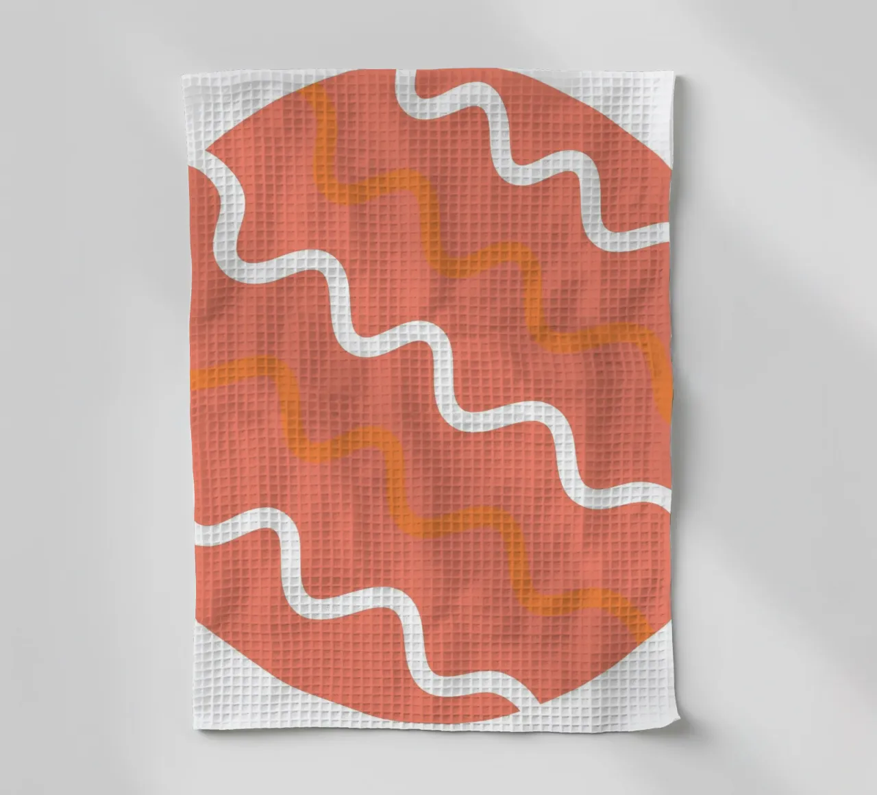 Kreiswellenmuster Geschirrtuch von pastel color shape