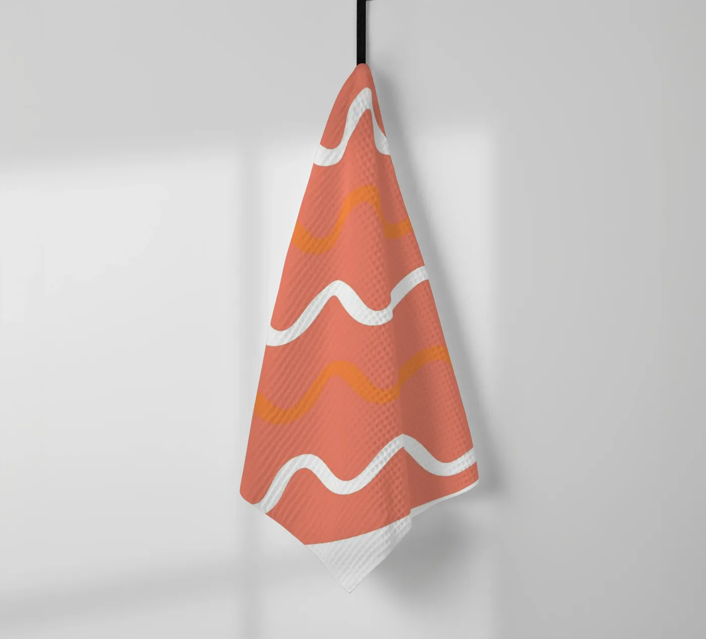 circle wave pattern Geschirrtuch von pastel color shape