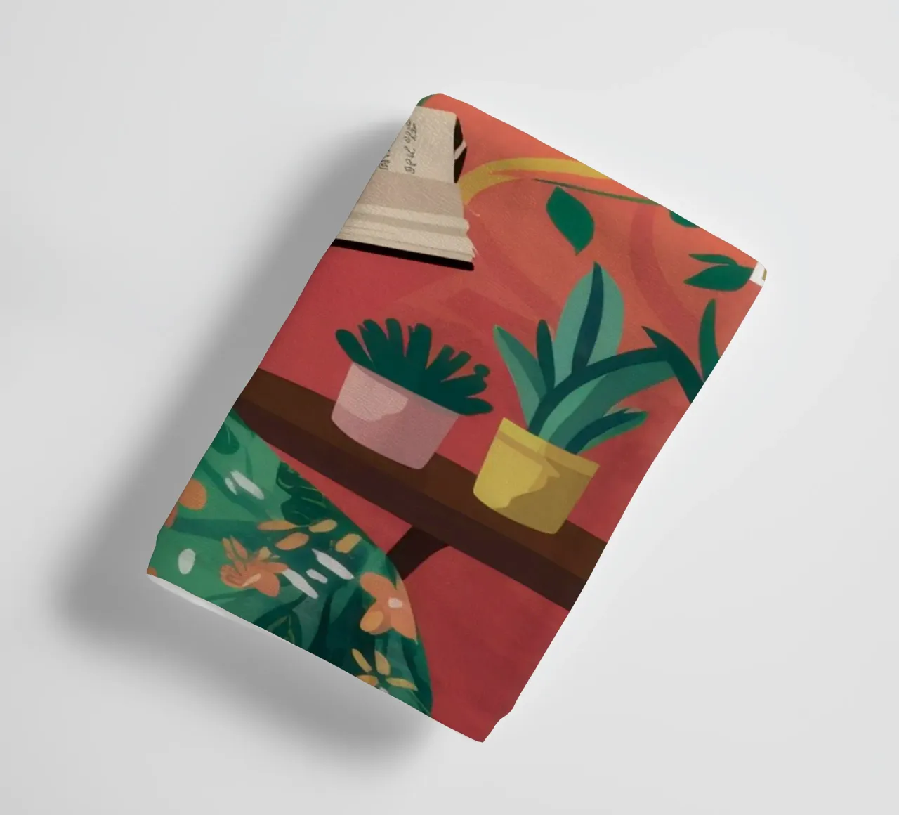 Pink Sweater Reading towel by Pale Aura