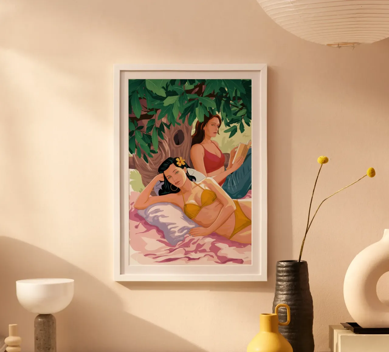 Bedroom Reading Repose hahnemühle by Sentinel Glow