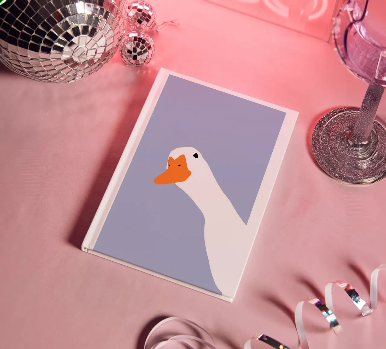 Goose Portrait notebook by Brandi N Huskey
