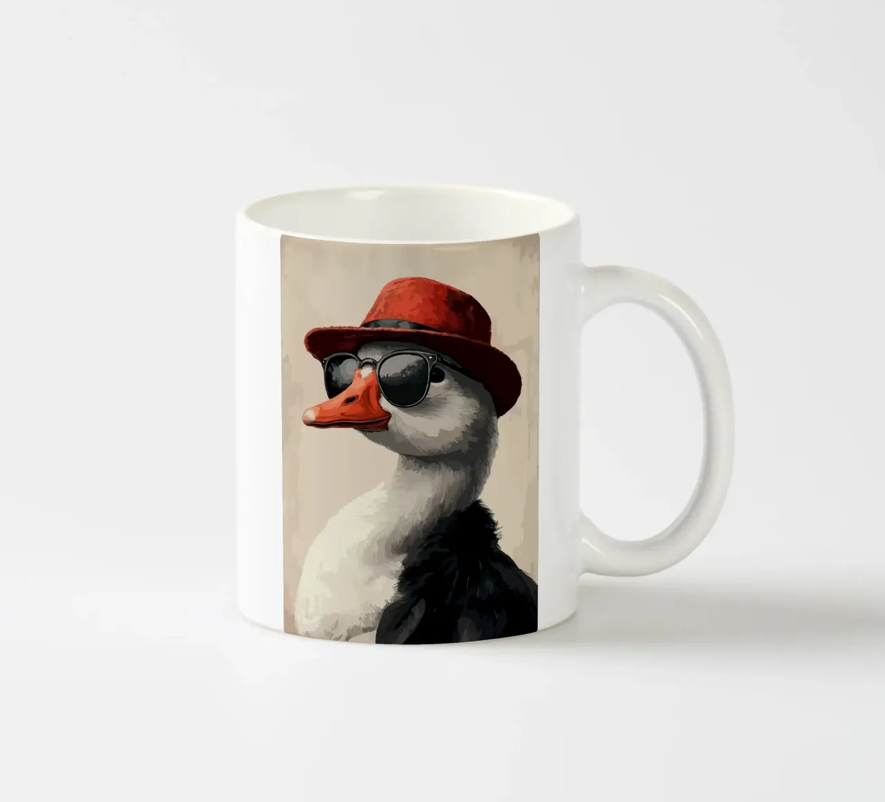 Cool Goose in Fedora tazza in ceramica da Brandi N Huskey