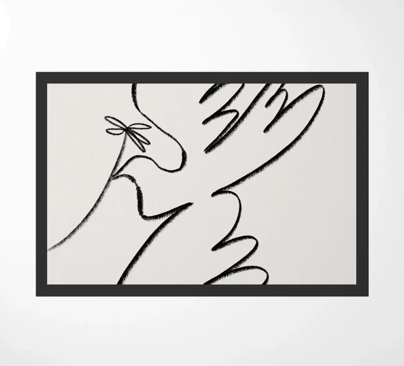 Dove deurmat van Pure
